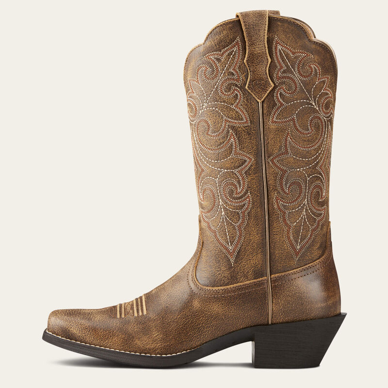  Ariat Women's Round Up Square Toe - Vintage