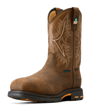  Ariat Men's Workhog Square 400G CSA - Bruin Brown