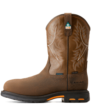  Ariat Men's Workhog Square 400G CSA - Bruin Brown