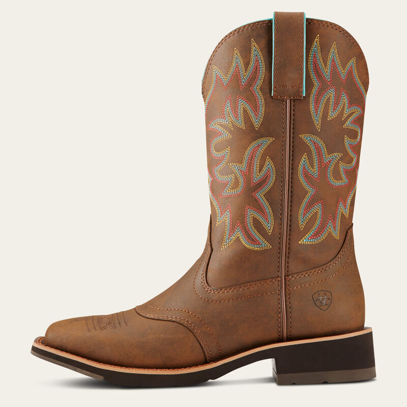  Ariat Women's Delilah Western Boot (10018676) - Toasted Brown