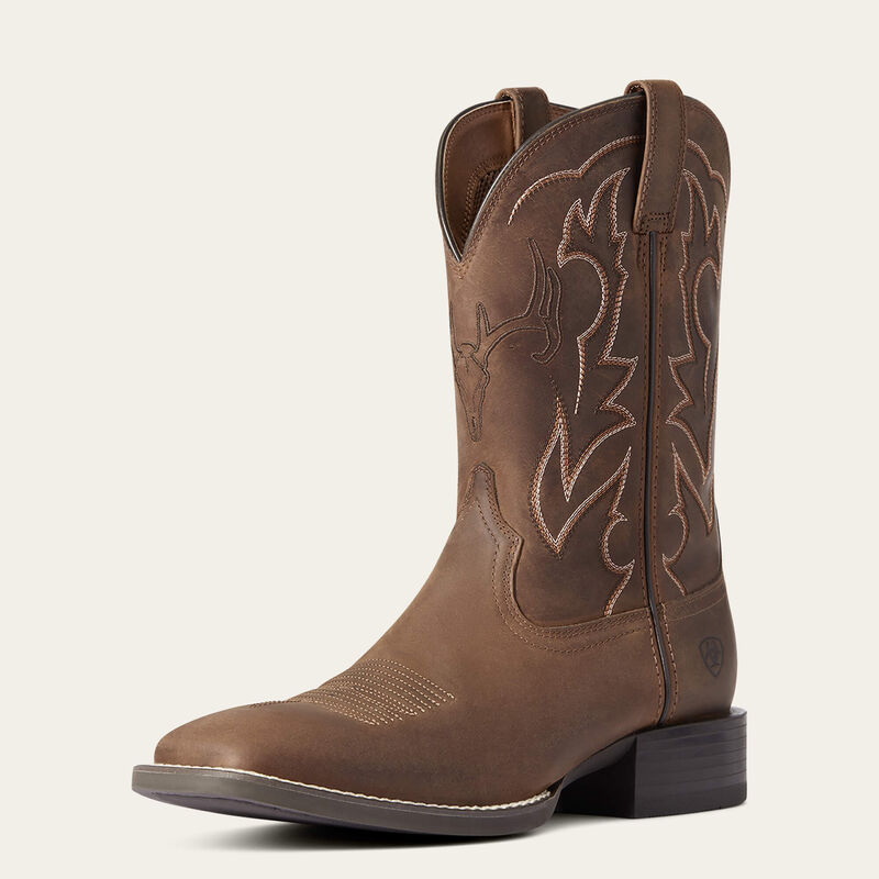  Ariat Men's Sport Outdoor Western Boot (10038330) - Distressed Brown