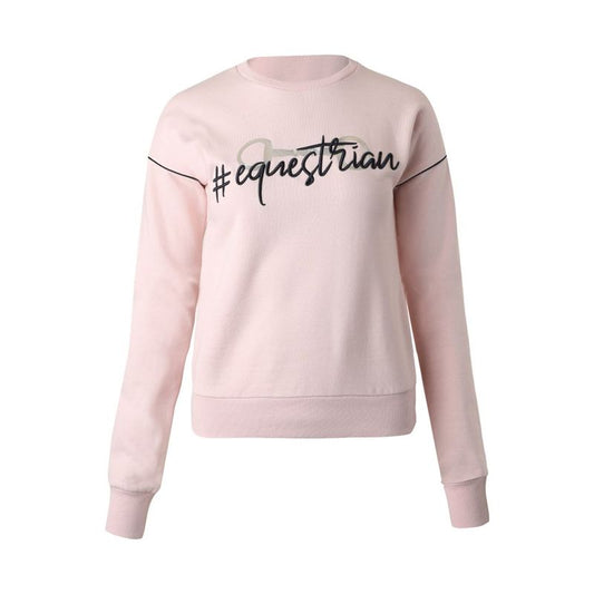  Horze Kids' Ashlyn Young Rider Crew Neck Sweater - Mauve Chalk (Pink)