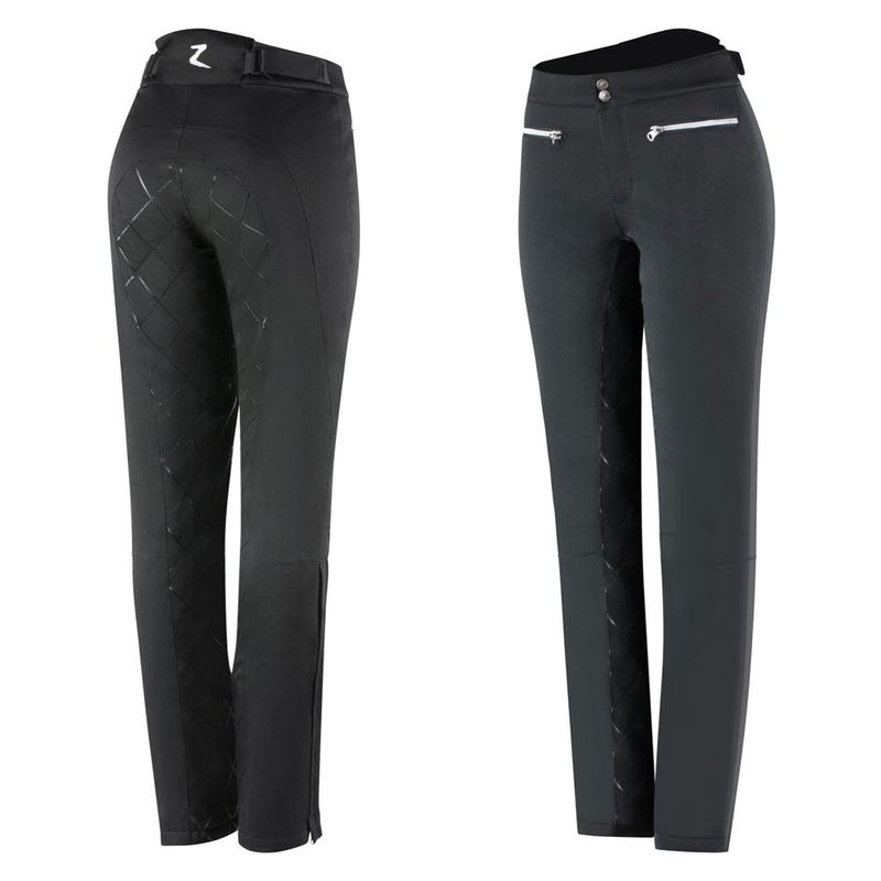  Horze Adeline Womens Padded Waterproof Full Seat Breeches - Black