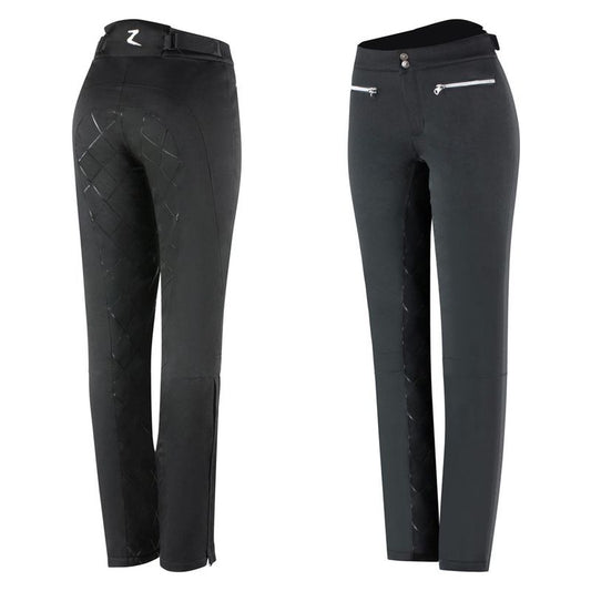  Horze Adeline Womens Padded Waterproof Full Seat Breeches - Black