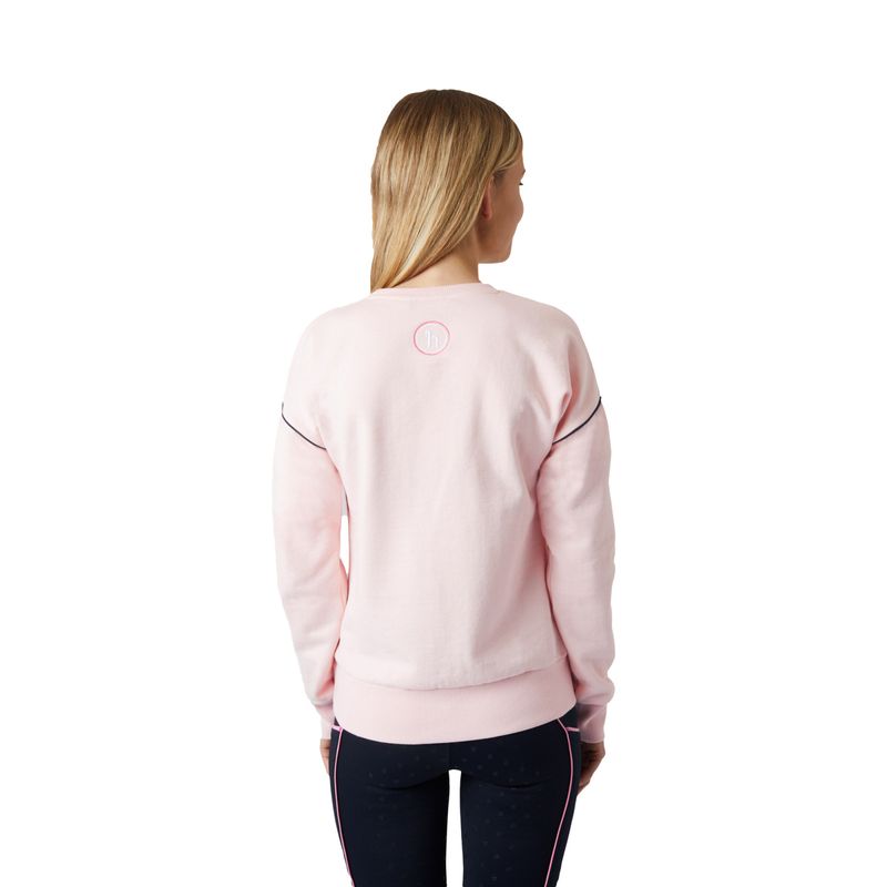  Horze Kids' Ashlyn Young Rider Crew Neck Sweater - Mauve Chalk (Pink)