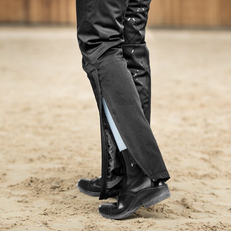  Horze Adeline Womens Padded Waterproof Full Seat Breeches - Black