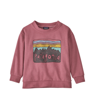  Patagonia Kids' Light Weight Crew Sweatshirt - Pink