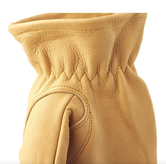  Hestra Unisex Unlined Drivers' Work Gloves - Yellow