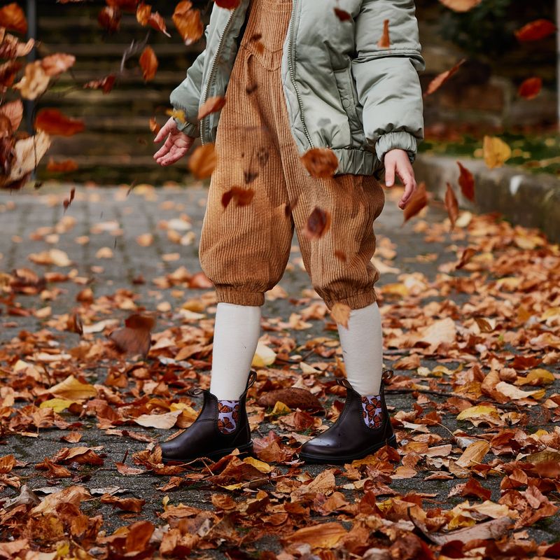  Blundstone 2395 - Kids' Blunnies Brown With Lilac Butterfly