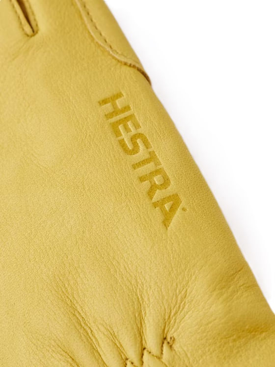  Hestra Equestrian Women's Deerskin Gloves - Natural Yellow